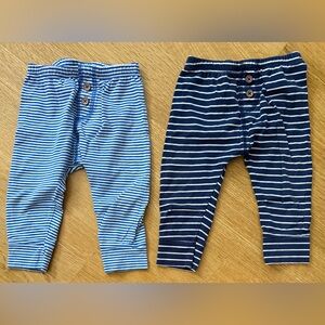 Carter's Blue and Navy Striped Kids Bottoms